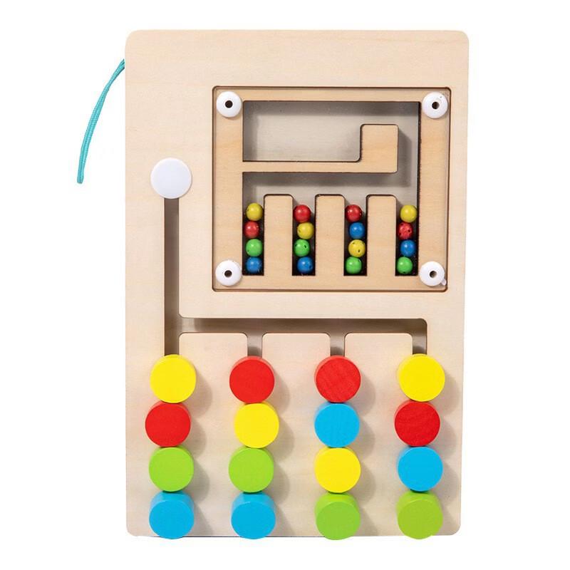 Mussels Magnetic Four-Color Bead Maze Toy