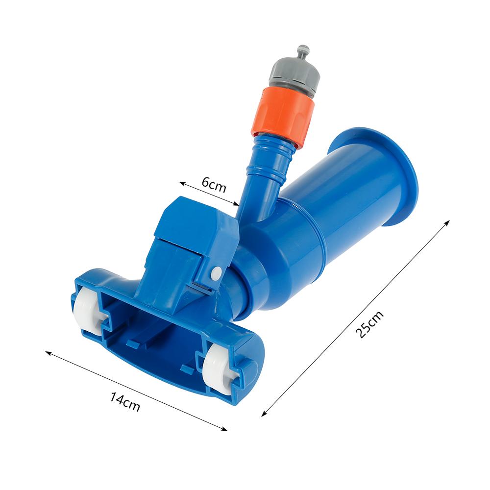 Poolreinigungskit Pool-Jet-Staubsauger-Kit mit Pool-Kescher Abnehmbare Stangen Pool-Wartungs-Set für oberirdische Pools