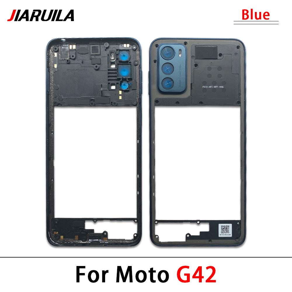 NUOVO Telaio Centrale Per Motorola Moto G13 G31 G41 G42 G84 G23 G6 Cornice Centrale Telaio Centrale Con Lente Fotocamera Parti di Ricambio