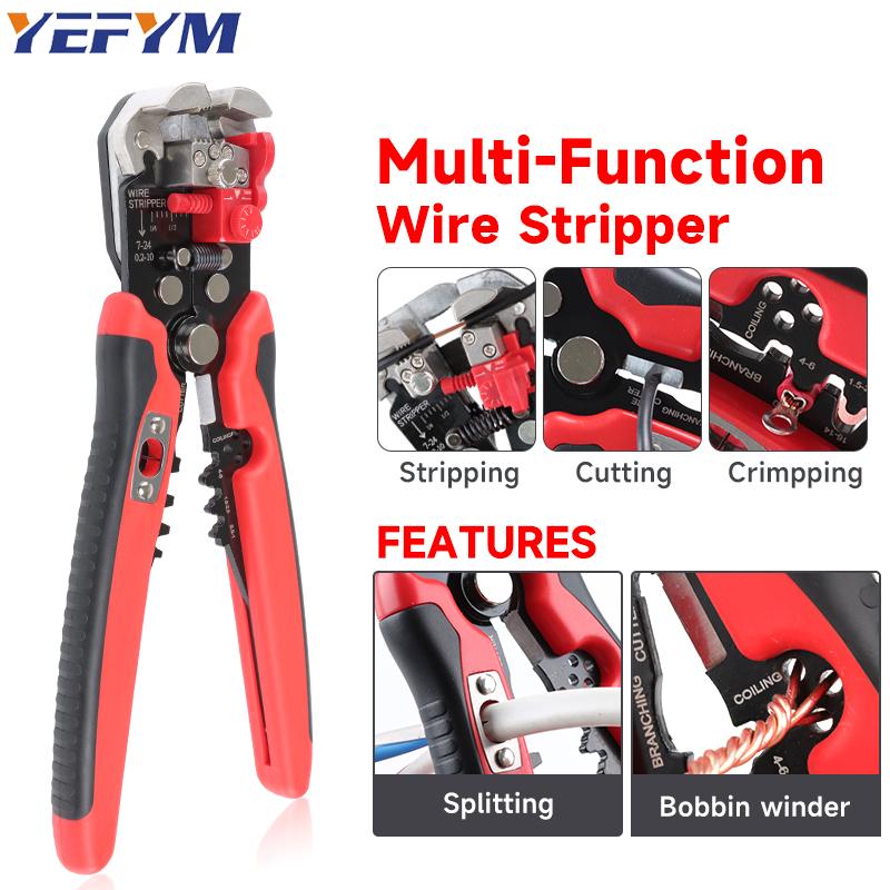 5-in-1 Multifunctional Automatic Wire Stripping Pliers YES-1R Crimping Cutting Splitting And Merging Wires Tools