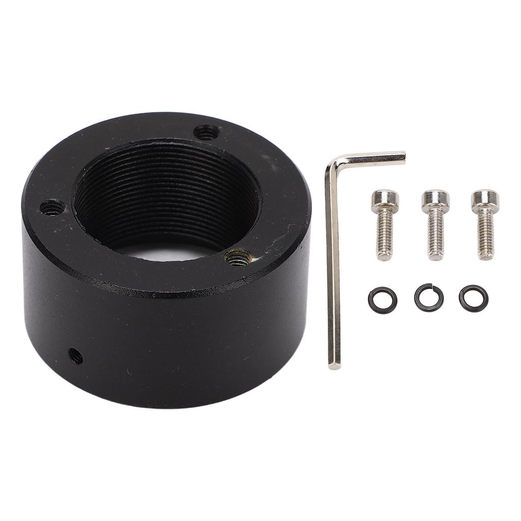 DIA 32mm Mikroskopständer Halter Feste Basis Starke Stabilität Präzise Schwarzer Zylindrischer für Stereo-Trinokular-Mikroskop