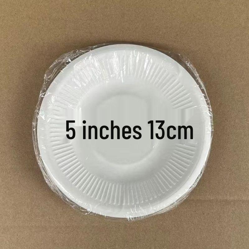 Eco-Friendly Disposable Paper Plates for BBQ, Cake, DIY Crafts, and Kindergarten - Thickened Round and Square Shapes