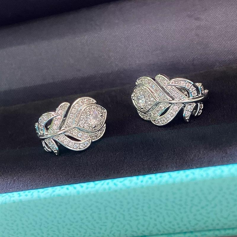 Fashion Copper Alloy Zircon Jewellery Drop Earrings For Women Wedding Party Gifts