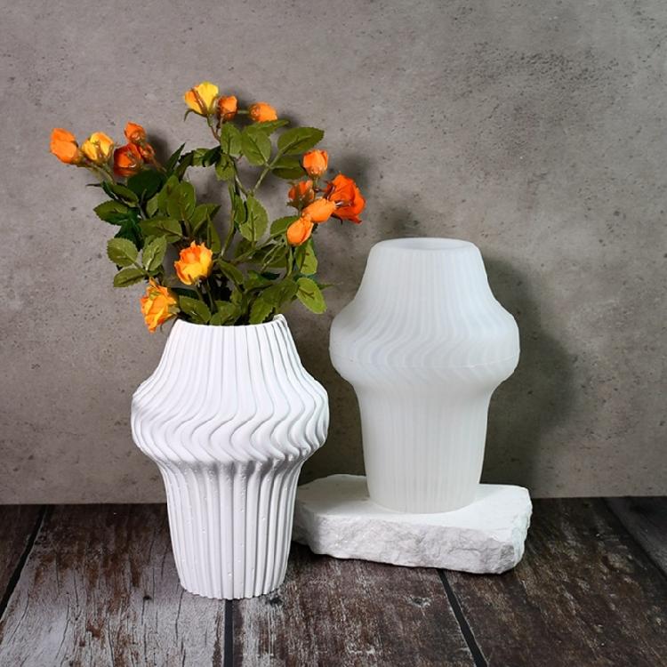 Elegant Designs Sturdy Silicone Molds for Vase Crafting Use with Resin Plaster or Concrete for Artistic Creation