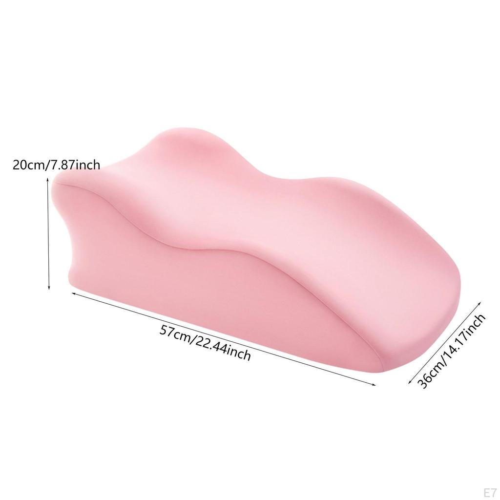 Adult Detachable Fabric Cover Anti-slip 57x36x20cm Face Down Pillow for Backrest
