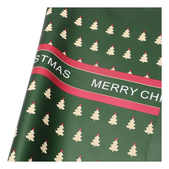 20 Sheets Christmas Wrapping Paper 22" X 22" Holiday Gift Wrap with Christmas Tree Snowflake Pattern for Party DIY Crafts Presents