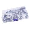 36pcs Fishing Rod Tip Repair Kit Ceramic Rings Stainless Steel Guide Eye Guide Tips Fishing Gear Acc