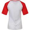 adidas Neo Color Block Letter Print Fashion Casual Comfortable Raglan Short Sleeve T-Shirt Women T-Shirts White DW7948