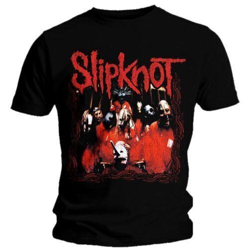 Official Slipknot T Shirt Band Frame Album Mens Black Rock Metal Tee Unisex NEW S