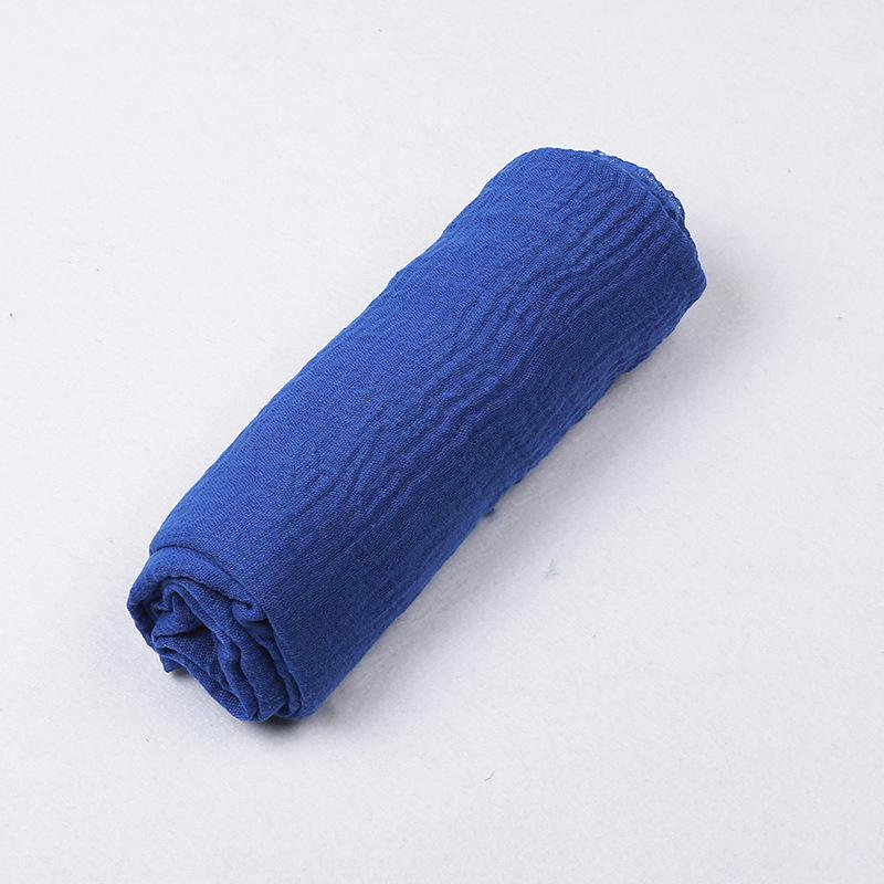 180*90cm Women Muslim Crinkle Hijab Scarf Femme Musulman Cotton Linen Solid Headscarf Islamic Hijab Shawls and Wraps
