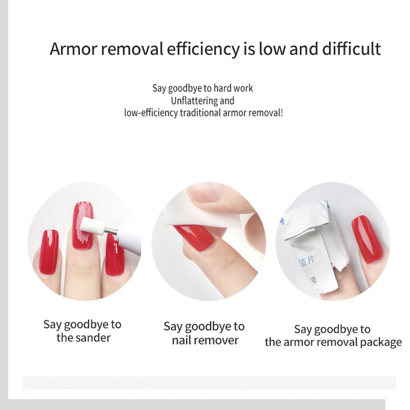 BEAU COLOR 15ml Magic Remover Gel Polish UV/LED Soak Off Brust Nail Remover Gel for Home Manicure and Professional Nail Salon