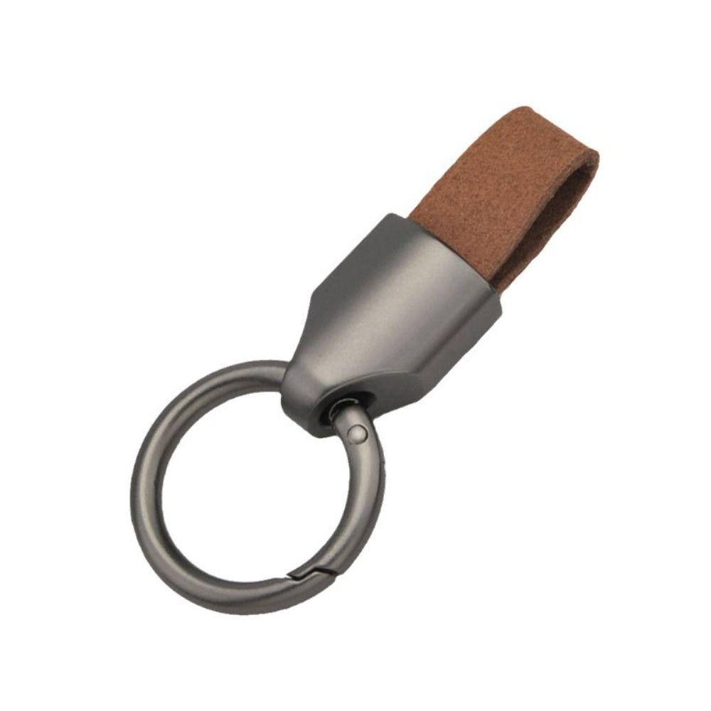 Pendant Car Key Chain Leather Keychain Fashion Car Key Ring  Accessories