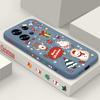 Cartoon Christmas Print Case For Xiaomi Redmi Note 14 13 Pro Plus 5G Note 11 12 13 14 Pro 13C 14C 4G Clear Soft TPU Phone Cover