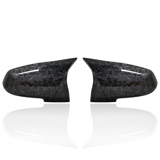 1Pair Side Rearview Wing Mirror Cover Caps For BMW 1 2 3 4 Series F20 F30 F31