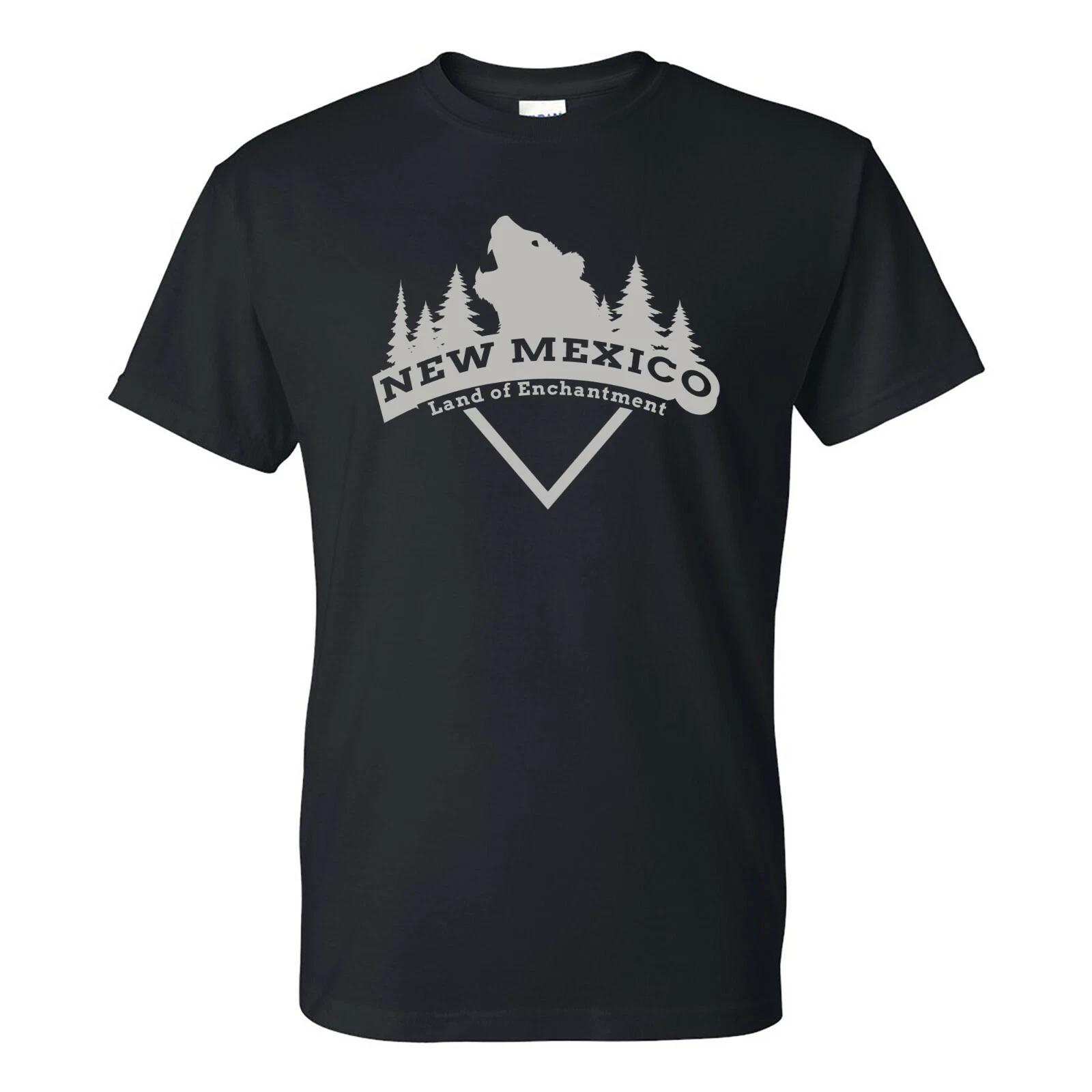 New Mexico Bear Arch - Hometown State Pride T Shirt - Black S