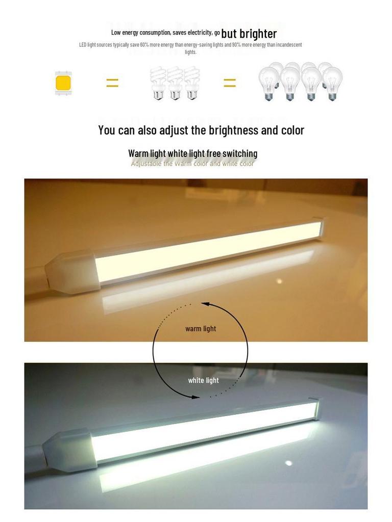 7303 LED Floor & Table Lamp: Modern Minimalist Bedside Lighting, Compact Design