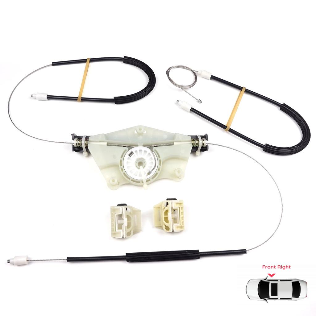 EWR124 Window Regulator Repair Kit Front Right Door for Seat Toledo MK2 1M2 1998-2004 Leon MK1 1M1 1999-2006 4/5 Door 1M0837462A