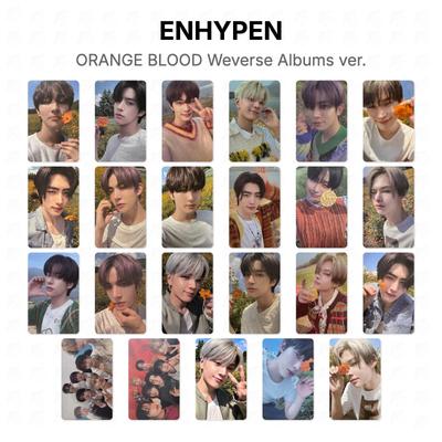 ENHYPEN ORANGE BLOOD Version Albums Weverse. Photocarte officielle