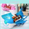 High-quality Plastic Toy Airplane With Colorful Lights And Melodies