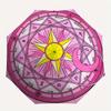 Magical Pink Zodiac Symbol Decal for Cars, Laptops, or Any Smooth SurfaceUmbrella, Portable 3-Fold Umbrella for Men & Women,Christmas Gift ES302