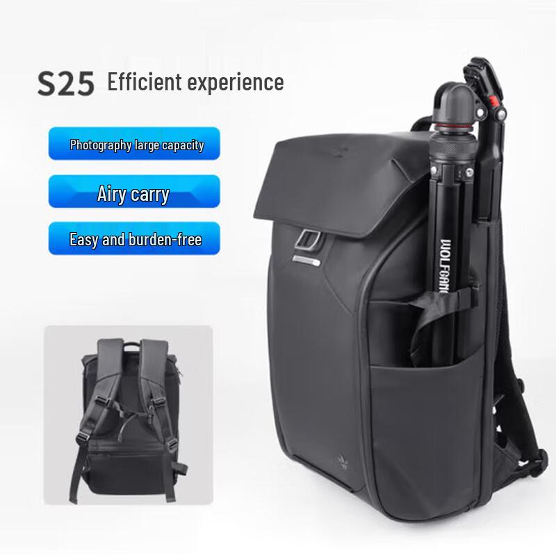 WOLFGANG S25 Waterproof Camera & Laptop Backpack