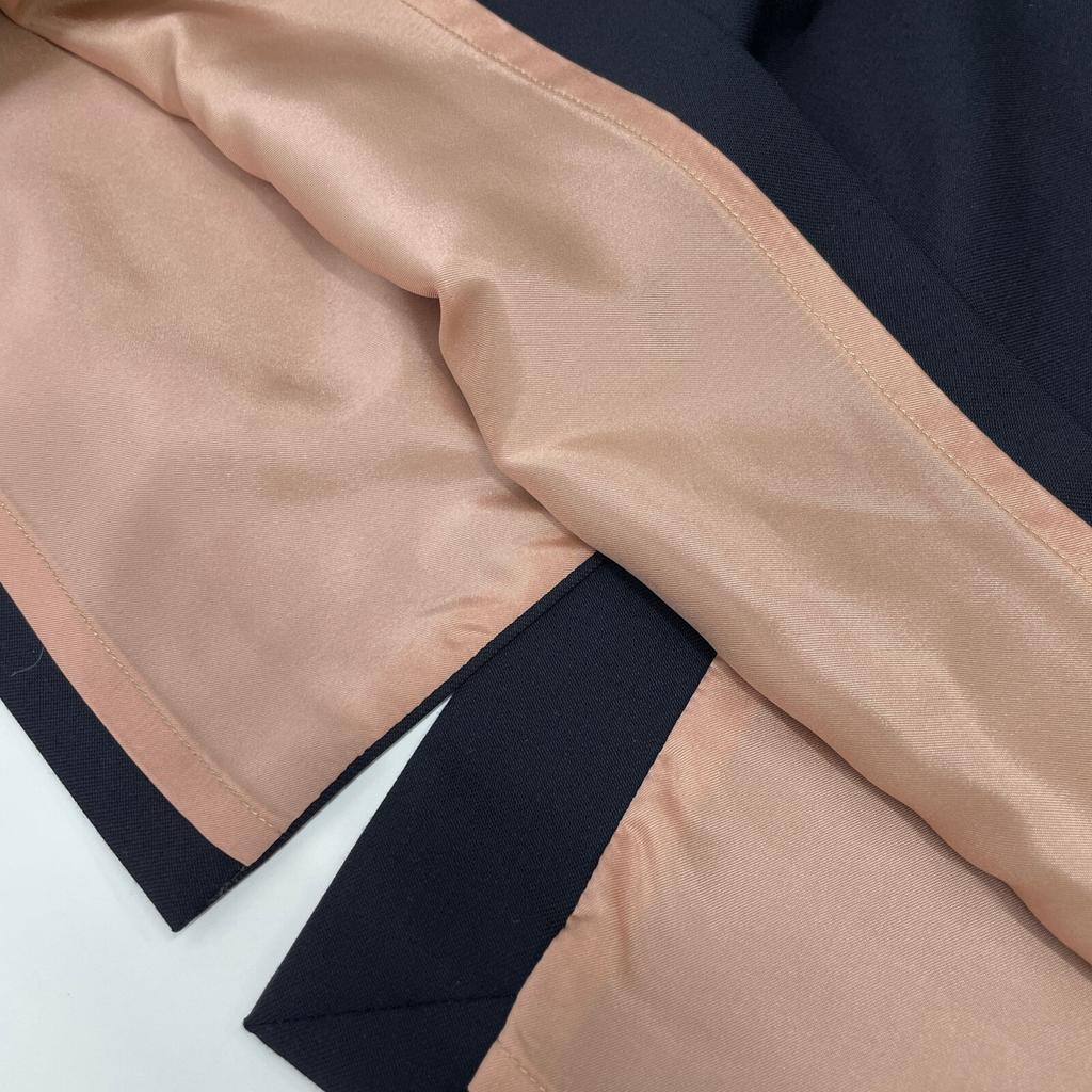 Jil Sander Navy Navy Wool Blend Sleeveless One-piece Dress 36 NavyUsed