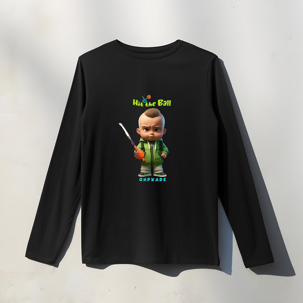 One Hundred Percent Ohp X Aidaeve Tennis Boy Basic Long Sleeve T-Shirt