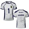 2026 Summer New Men's Blue Lock Anime Football Shirt T-shirt Women's Round Neck Sports Top Casual Short Sleeve T-shirt