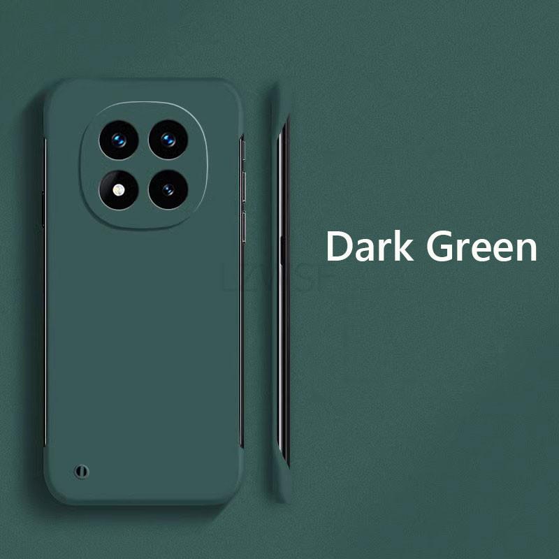 Custodia Rigida Opaca Senza Bordi Sottile Tipo Pelle On Per Xiaomi Redmi Note 14 Pro Plus Note14Pro+ G Resistente agli Urti Coque