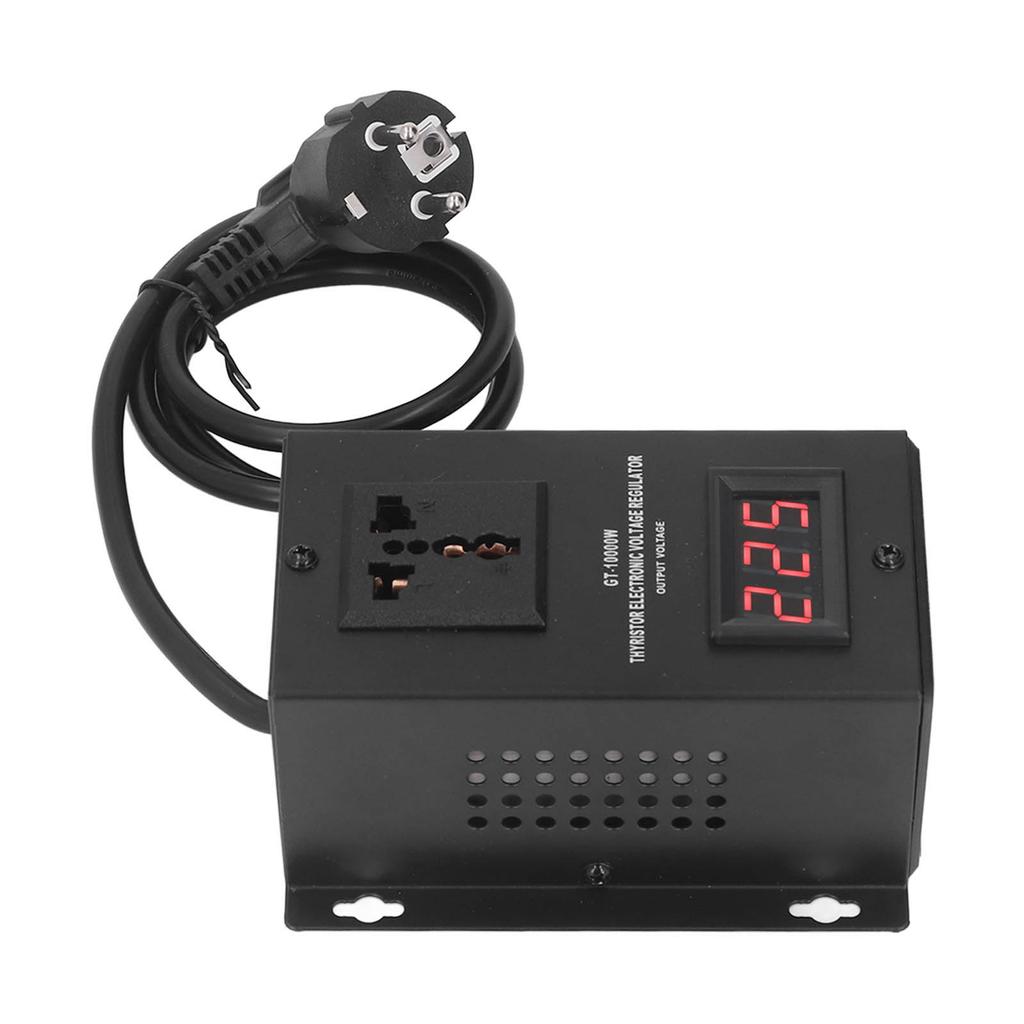 Elektronischer Spannungsregler 10000W Thyristor Aufwärts-Abwärtswandler Transformator EU-Stecker 220V