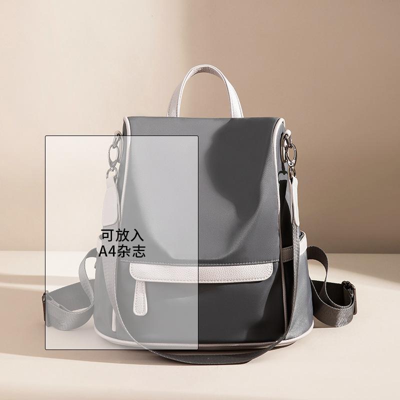 2026 New Oxford Fabric Backpack for Women Fashion Trendy Large Capacity Travel Daypack Lightweight Waterproof Ladies Bookbag