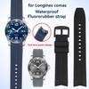 For Longines HydroConquest L3.781/782/742/642 21mm FKM Rubber Strap – Dive-Ready Fluorocarbon Replacement Band for Men