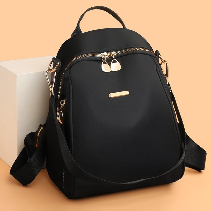 

Стильный женский 2025 легкий рюкзак большой вместимости для путешествий и активного отдыха Small (290 Material) чёрный