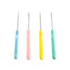 4PCS/pack Plastic Handle Sewing Awl for DIY Sewing Repairing Canvas Leather Awl Tools Punch Sewing Awls Kit Hand Stitching