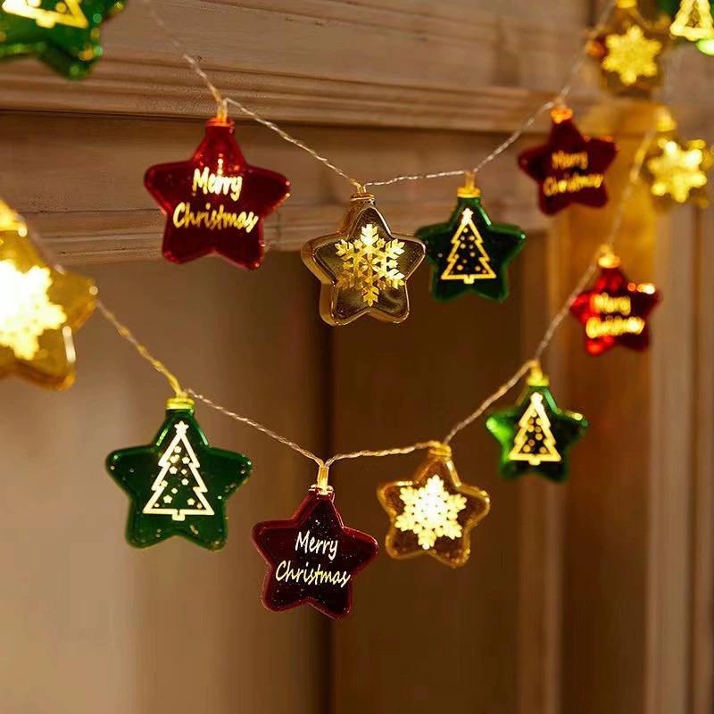 Christmas Led Indoor String Lights With Gift Box Ball For Festive Decor