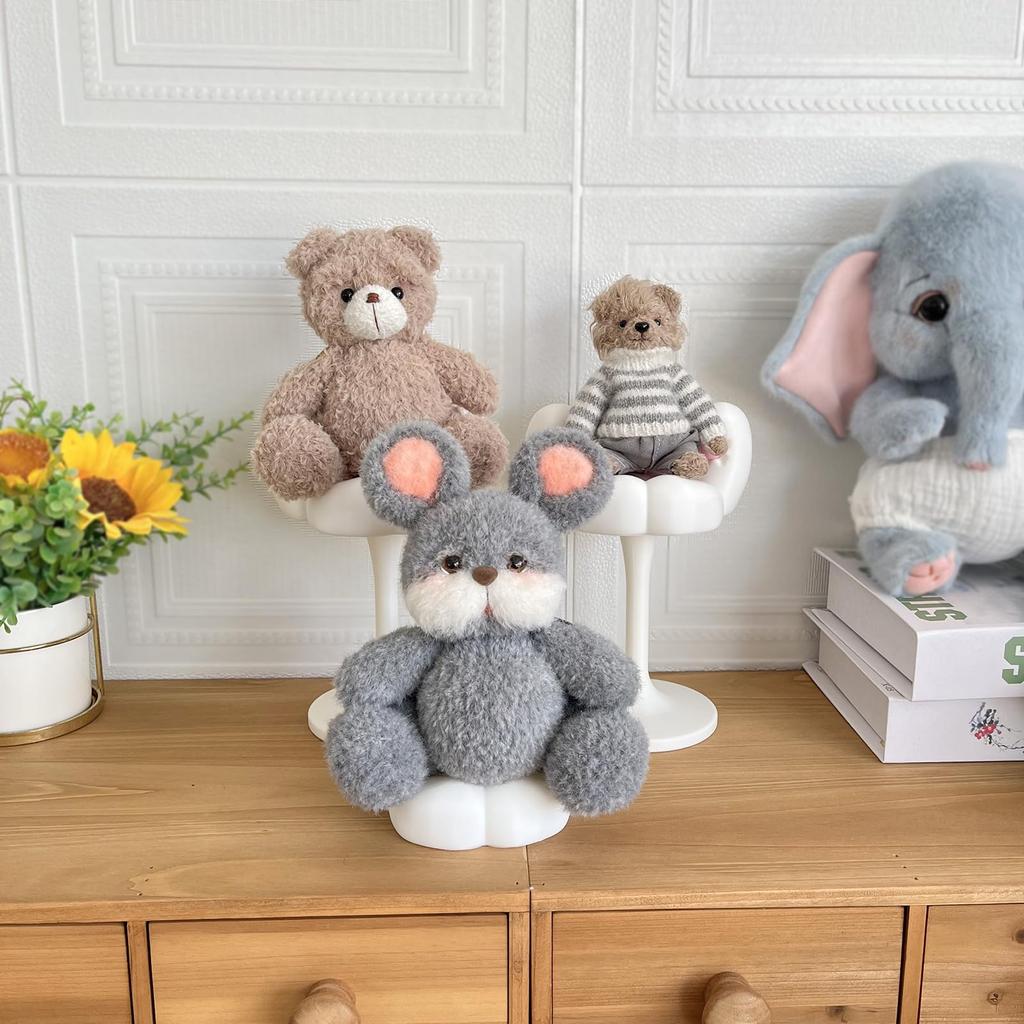 Urocza sofa z kocimi łapkami dla lalek - Meble do salonu domku dla lalek, Odpinana konstrukcja, Pasuje do lalek BJD Barbie, figurek akcji, pluszowych zabawek - Idealny prezent dla lalki