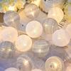 20LED Lantern Lamp Rattan Ball String Lights Battery or USB Control Holiday Christmas Decoration Lighting Party Garland Lamps