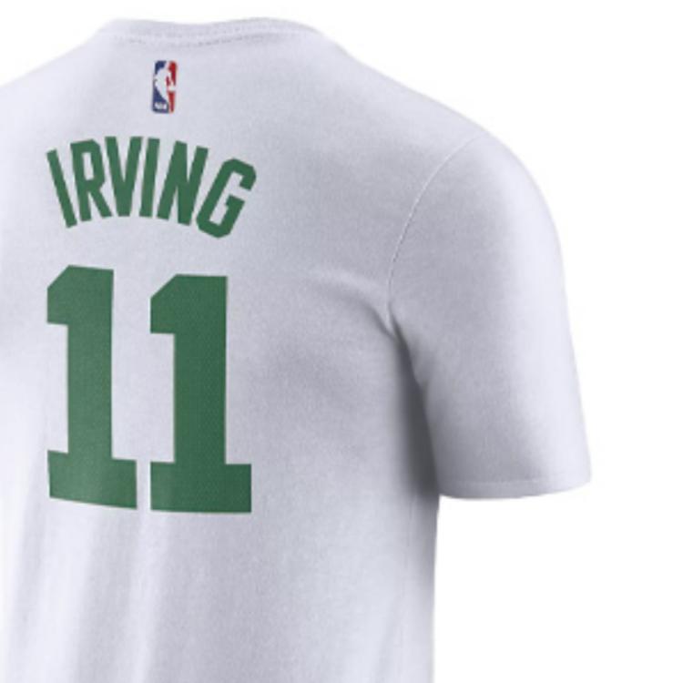 Nike Kyrie Irving No. 11 Boston Celtics Sports Casual Short Sleeve T-Shirt Men Tops White 870761-109