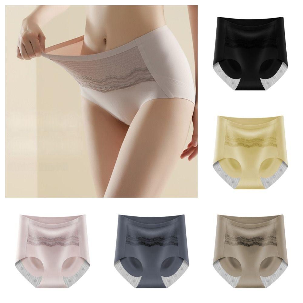 

Mid Waist Tummy Control Underwear Shapers Slimming Shapewear Fashion Butt Lifting Briefs Daily L синій
