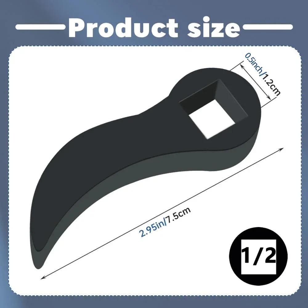 

1/2inch Ratchet Crowbar Adapter Head Tools Pry Bar Wrench Adaptor Head Angle Bar for Toolbox Axle Shaft Removal Car Repair Tools