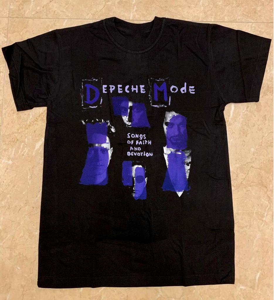 Men's Cotton T-Shirt, Quick Dry Breathable, Summer Casual Wear New DEPECHE MODE Songs of Faith & Devotion Gift For Fans Unisex S-5XL Shirt MK65