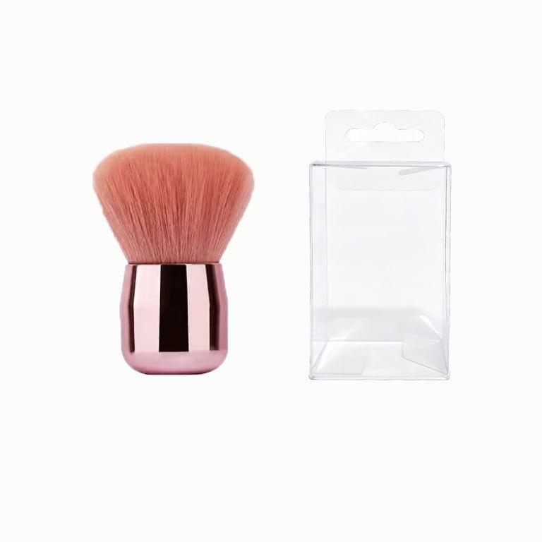 Retractable Mushroom Head Makeup Brush - Loose Powder, Blush, Foundation, Setting Brush
