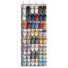 Breathable Over The Door Shoe Organizer Mesh Pockets Hanging Shoe Rack  Door Behind