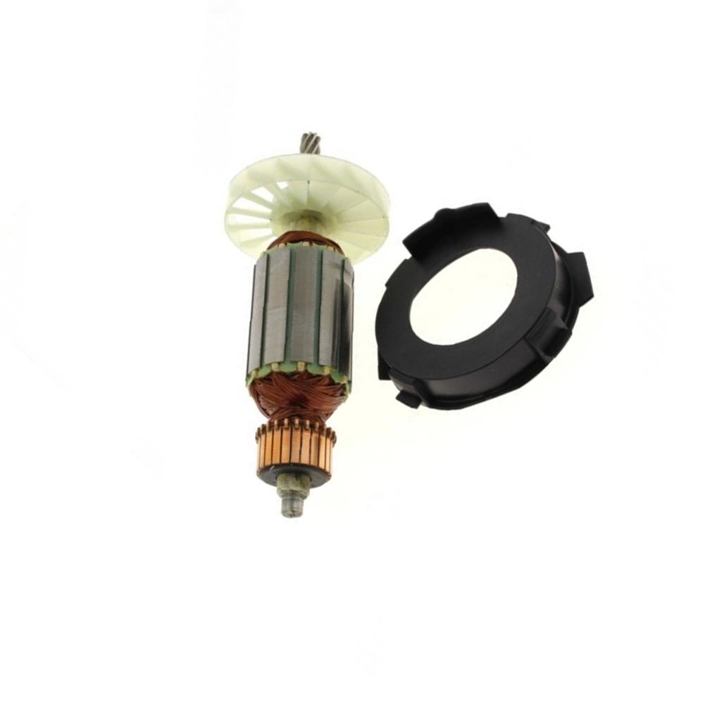 Armature Rotor for KGS 216M Circular Saw Motor 220-240V Replacement Part Featuring Copper Wire Winding and Protective Cover