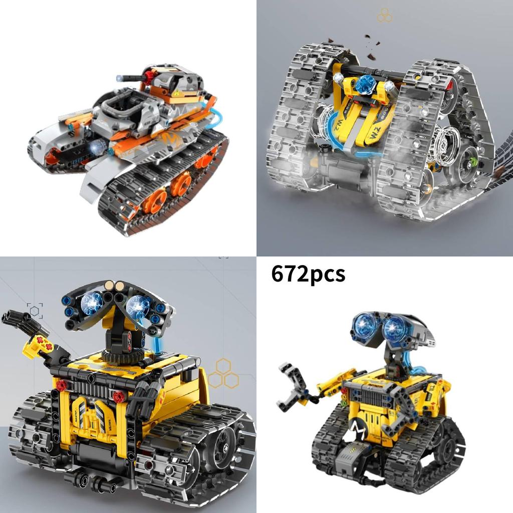 Remote Control Wall-e Robot Building Blocks Compatible With For Boys**