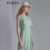 Women's Elegant Chiffon Midi Dress