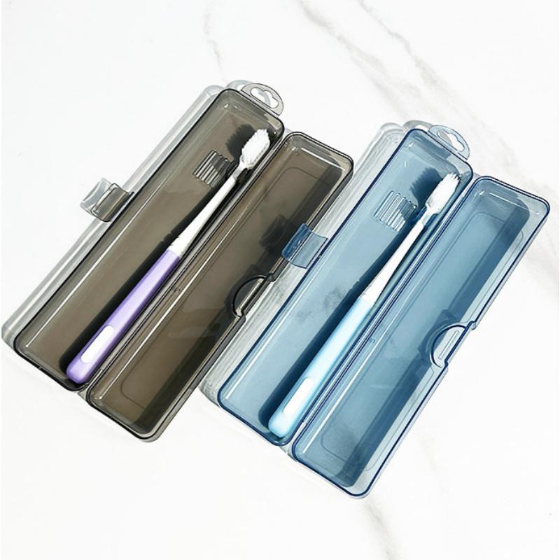 Tandenborsteldoos Transparante organizer-hoes Reisdraagbare tandenborstelhouder Plastic tandpastadoos Opbergcontainer