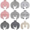 In-Stock Double-Headed U-Shaped Rubber Hot Water Bottle Set for Warming Shoulders and Neck, Plush, Explosion-Proof, Leak-Proof Hot Water Bag