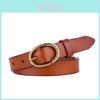 Genuine Leather Womens Belt With Alloy Buckle For Casual And Office Wear