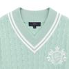 Callaway Cable Knit Sweater Golf C25118200 Green M Women's V-Neck / / 1130_Light